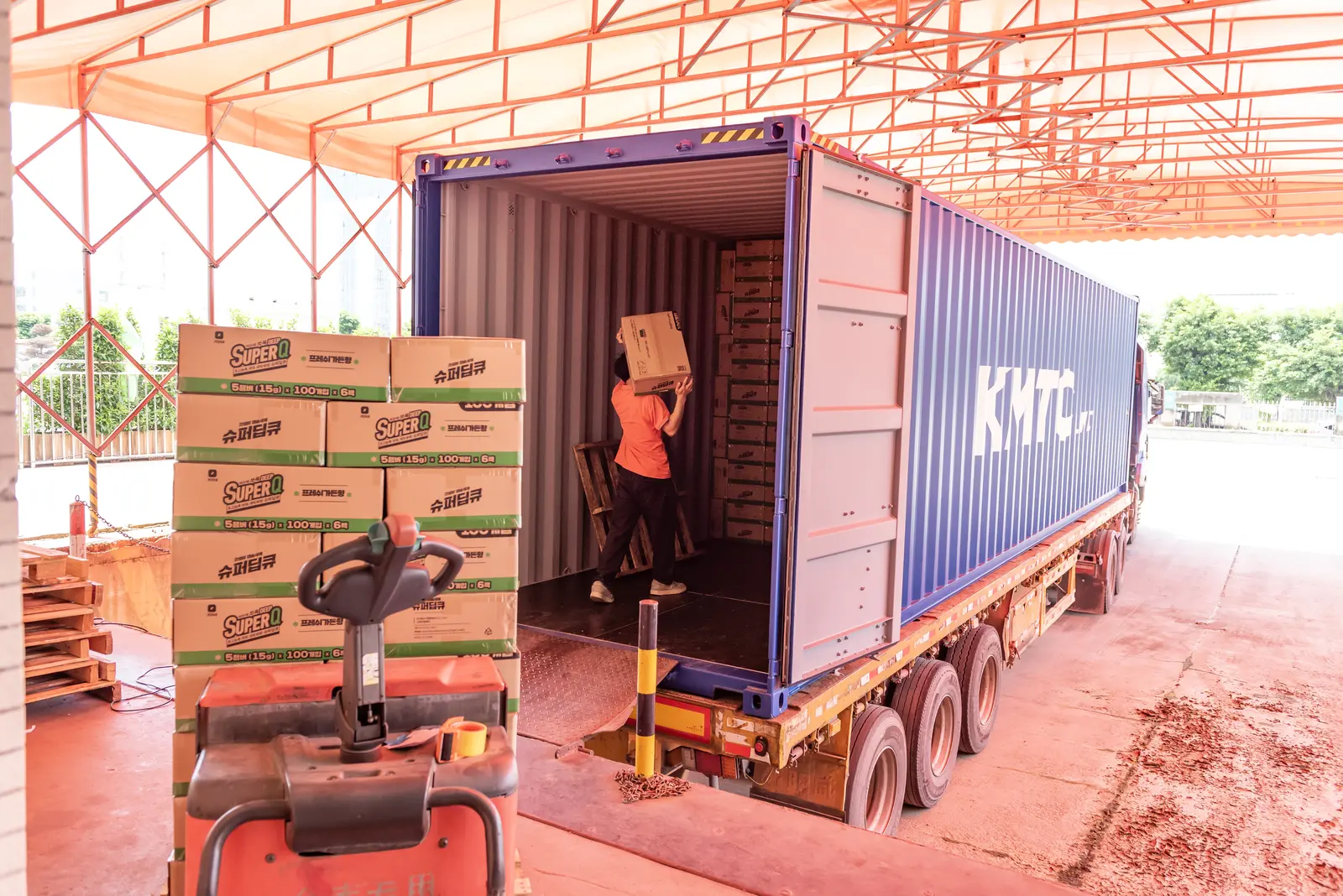 Lager- und Logistikbereich
